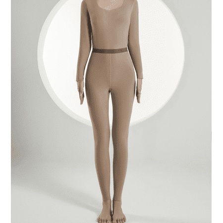 LEZMORE Thermal Underwear Set for Women Long Johns Set with Fleece Lined Coffee M