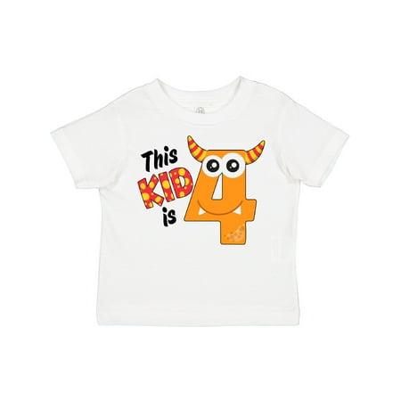 Inktastic This Kid is Four- Monster Fourth Birthday Gift Toddler Boy or Toddler Girl T-Shirt
Inktastic This Kid is Four- Monster Fourth Birthday Gift Toddler Boy or Toddler Girl T-Shirt