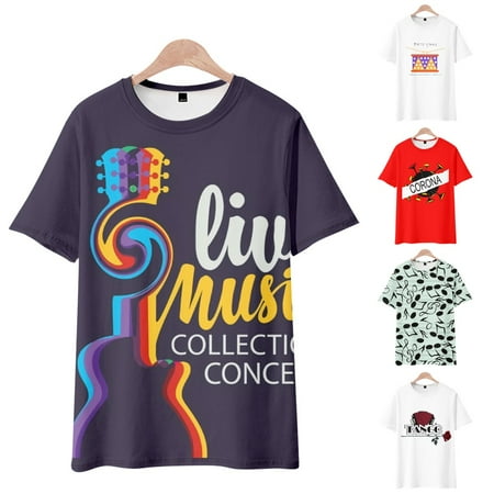 LANLIN Music Festival Mens Kids Graphic Short Sleeve Tee Shirts Regular Clothing Size 100-8XL
LANLIN Music Festival Mens Kids Graphic Short Sleeve Tee Shirts Regular Clothing Size 100-8XL