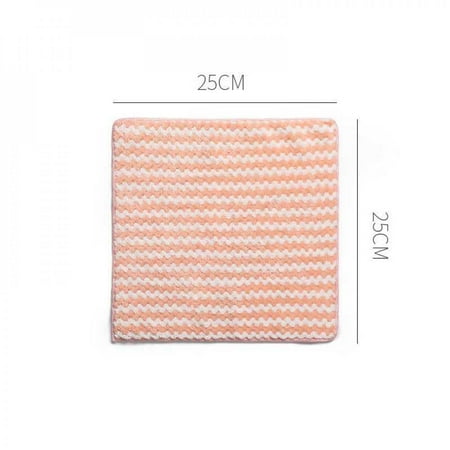 Popvcly 1Pc Washboat Rag Family Cleaning Kitchen Water Absorption Thickening Hand Towel Pink S
Popvcly 1Pc Washboat Rag Family Cleaning Kitchen Water Absorption Thickening Hand Towel Pink S