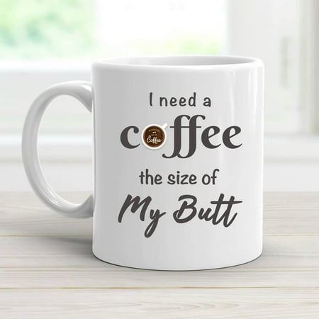 I Need a Coffee the Size of My Butt Mugs Romantic Valentines Day Decor Mugs Funny Quote Mug Sarcastic Birthday Gag Gift For Men Couple Gifts Cute Anniversary Wedding Gifts Coffee Mug for Wife
I Need a Coffee the Size of My Butt Mugs Romantic Valentines Day Decor Mugs Funny Quote Mug Sarcastic Birthday Gag Gift For Men Couple Gifts Cute Anniversary Wedding Gifts Coffee Mug for Wife