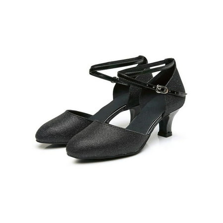 Rotosw Womens Dance Shoes Closed Toe Dancing Footwear Ballroom Dress Pumps Lightweight Glitter Performance Shoe Latin Non-Slip Heels Sandals Black 6
Rotosw Womens Dance Shoes Closed Toe Dancing Footwear Ballroom Dress Pumps Lightweight Glitter Performance Shoe Latin Non-Slip Heels Sandals Black 6