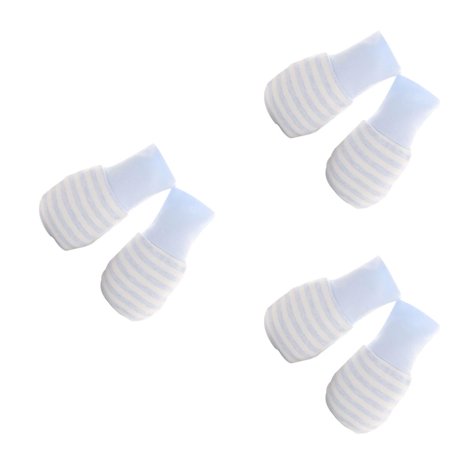 3 Pair Newborn Baby Anti-Scratch Mittens Breathable Gloves Unisex Toddler Warm Cotton Gloves Blue stripe
3 Pair Newborn Baby Anti-Scratch Mittens Breathable Gloves Unisex Toddler Warm Cotton Gloves Blue stripe