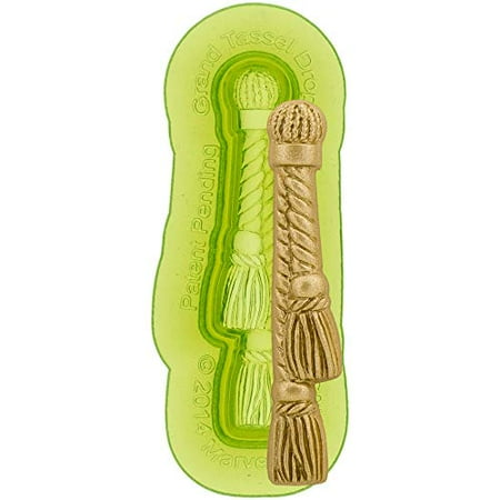 Marvelous Molds Grand Tassel Drop Silicone Mold | Cake Decorating with Fondant Gum Paste Icing
Marvelous Molds Grand Tassel Drop Silicone Mold | Cake Decorating with Fondant Gum Paste Icing