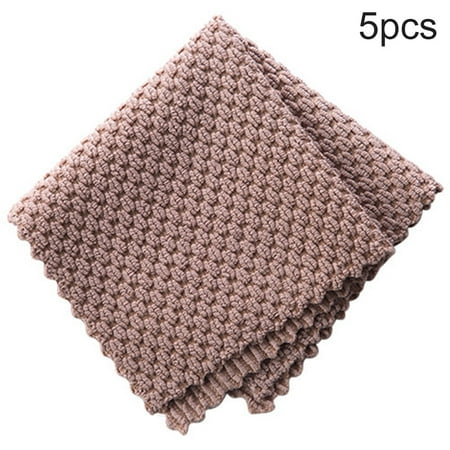 1PCS Cleaning Cloth Home Kitchen Counter Sink Dish Washing Cloth Microfiber Water Absorption Rag Dark Coffee 5pcs
1PCS Cleaning Cloth Home Kitchen Counter Sink Dish Washing Cloth Microfiber Water Absorption Rag Dark Coffee 5pcs