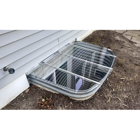 Sloped Heavy-Duty Window Well Cover (59 W x 38 L)