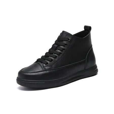Ritualay Womens Skate Shoe Lace Up Flats Plush Lined Sneakers Lightweight Slip Resistant Fashion Sneaker Driving Yoga Comfort Casual Shoes Black 4.5
Ritualay Womens Skate Shoe Lace Up Flats Plush Lined Sneakers Lightweight Slip Resistant Fashion Sneaker Driving Yoga Comfort Casual Shoes Black 4.5
