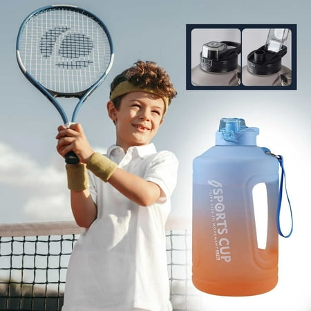 Glass&Bottle Gym Water Bottle With Drinking Water Pipette And Time Marker (51oz) For Work Hiking Gym Rainbow Gradient Large Capacity For Men And Women by Niaviben
Glass&Bottle Gym Water Bottle With Drinking Water Pipette And Time Marker (51oz) For Work Hiking Gym Rainbow Gradient Large Capacity For Men And Women by Niaviben