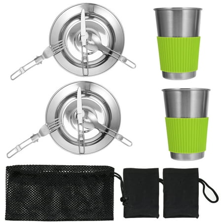 Hemoton Set Camping Stainless Steel Dishes Tableware Utensils Messware Kit Plates Kitchen Utensil Dinnerware Backpacking
Hemoton Set Camping Stainless Steel Dishes Tableware Utensils Messware Kit Plates Kitchen Utensil Dinnerware Backpacking
