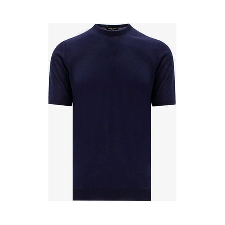 ROBERTO COLLINA SWEATER MAN Blue KNITWEAR