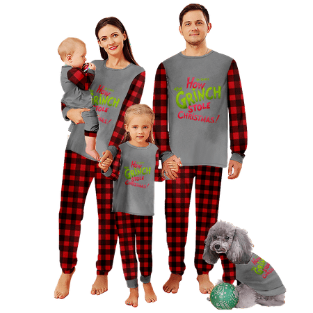 Family Christmas Pajamas Sets Christmas Buffalo Plaid Stripe Printed Sizes Baby-Kids-Adult-Pet 2-Piece Top and Pants Bodysuits Unisex Pajamas Sets
Family Christmas Pajamas Sets Christmas Buffalo Plaid Stripe Printed Sizes Baby-Kids-Adult-Pet 2-Piece Top and Pants Bodysuits Unisex Pajamas Sets