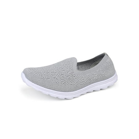 Rotosw Womens Walking Shoe Breathable Flats Slip On Boat Shoes Lightweight Hollow Out Moccasins Daily Comfort Loafers Gray 4.5
Rotosw Womens Walking Shoe Breathable Flats Slip On Boat Shoes Lightweight Hollow Out Moccasins Daily Comfort Loafers Gray 4.5