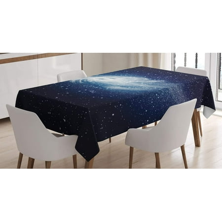 Outer Space Tablecloth Spiral Galaxy Image Space and Stars Celestial Cosmos Expanse Universe Modern Dining Room Kitchen Rectangular Table Cover 60 X 84 Navy and White
Outer Space Tablecloth Spiral Galaxy Image Space and Stars Celestial Cosmos Expanse Universe Modern Dining Room Kitchen Rectangular Table Cover 60 X 84 Navy and White