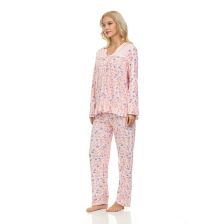 Lati Fashion Women Pajamas Set Pants and Top Long Sleeve 2-Piece Female Pajamas Set Pink XXL
Lati Fashion Women Pajamas Set Pants and Top Long Sleeve 2-Piece Female Pajamas Set Pink XXL