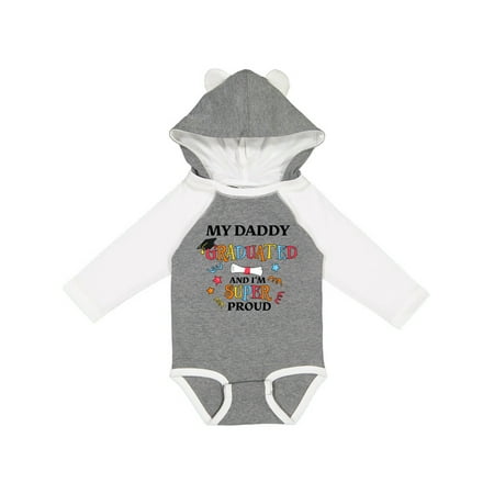 Inktastic My Daddy Graduated and I m Super Proud Gift Baby Boy or Baby Girl Long Sleeve Bodysuit
Inktastic My Daddy Graduated and I m Super Proud Gift Baby Boy or Baby Girl Long Sleeve Bodysuit