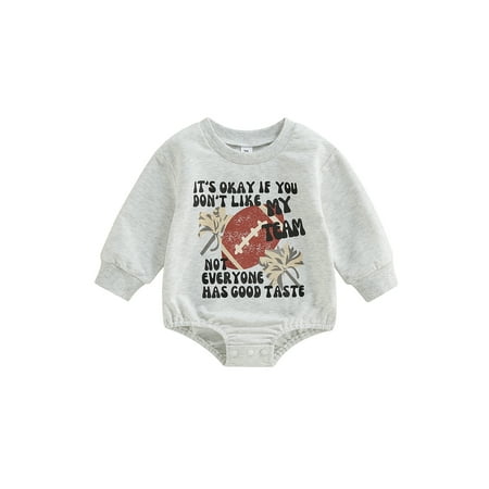 Bagilaanoe Newborn Baby Girl Boy Oversized Rompers Letter Rugby Print Long Sleeve Bodysuits 3M 6M 12M 18M Infant Casual One Piece Short Jumpsuit
Bagilaanoe Newborn Baby Girl Boy Oversized Rompers Letter Rugby Print Long Sleeve Bodysuits 3M 6M 12M 18M Infant Casual One Piece Short Jumpsuit