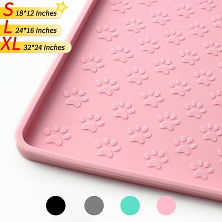 Ptlom Pet Placemat for Dog and Cat Mat for Prevent Food and Water Overflow Suitable for Small Medium and Big Pet Pink
Ptlom Pet Placemat for Dog and Cat Mat for Prevent Food and Water Overflow Suitable for Small Medium and Big Pet Pink