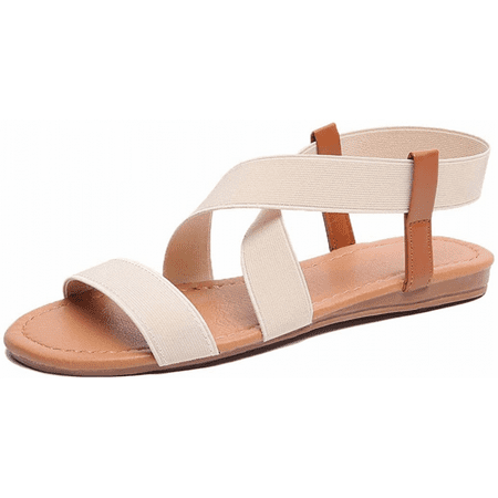 Wish Elastic Cute Flat Sandals for Women Casual Summer Beach Shoes Sandal Vacation Travel Gladiator Sandals ------ Beige(Size 35) S1754
Wish Elastic Cute Flat Sandals for Women Casual Summer Beach Shoes Sandal Vacation Travel Gladiator Sandals ------ Beige(Size 35) S1754