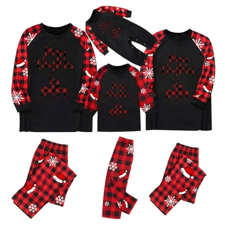 Christmas Pajamas for Family Long Sleeve Girls Christmas Dress Babies and Boys 6-Piece Snug-Fit Cotton Pajama Set
Christmas Pajamas for Family Long Sleeve Girls Christmas Dress Babies and Boys 6-Piece Snug-Fit Cotton Pajama Set