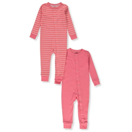 Hanes Baby 2-Pack Coveralls - fuchsia 12 - 18 months (Infant)