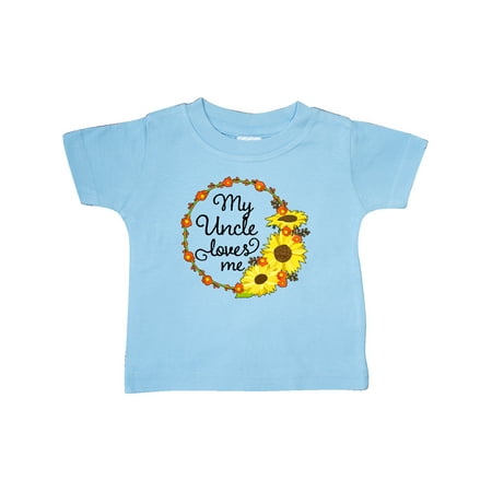 Inktastic My Uncle Loves Me with Sunflower Wreath Gift Baby Boy or Baby Girl T-Shirt
Inktastic My Uncle Loves Me with Sunflower Wreath Gift Baby Boy or Baby Girl T-Shirt