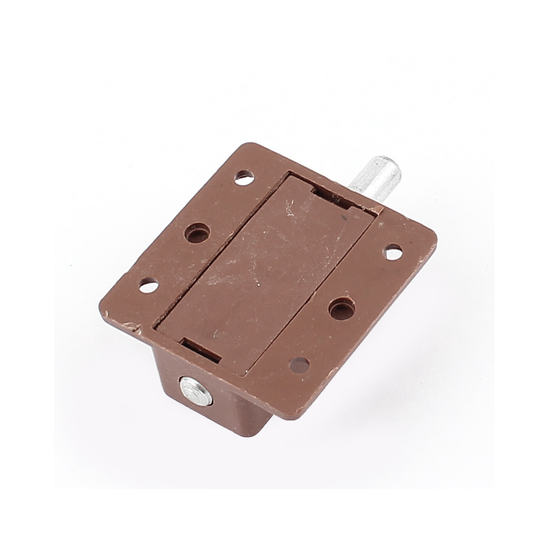 Round Push Button Control Cupboard Door Latch Lock Barrel Bolt