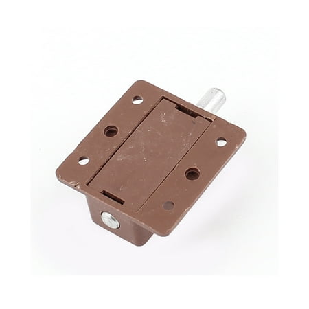 Round Push Button Control Cupboard Door Latch Lock Barrel Bolt