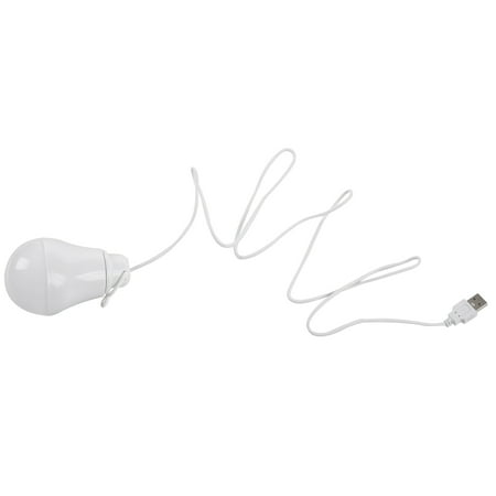 DC5V 5W LED Bulb USB lamp Portable White light for Outdoor Laptop (White)