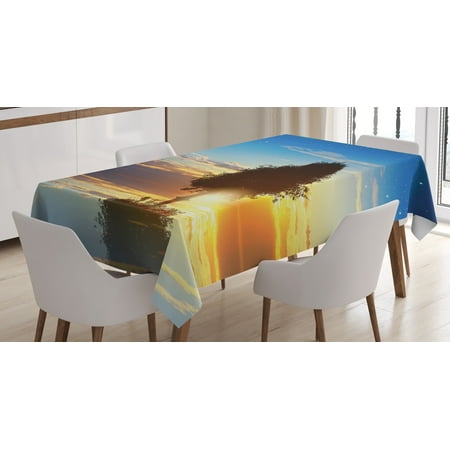 Ambesonne Landscape Tablecloth Rectangular Table Cover Tree Silhouette Farm 60 x90 Multicolor
Ambesonne Landscape Tablecloth Rectangular Table Cover Tree Silhouette Farm 60 x90 Multicolor