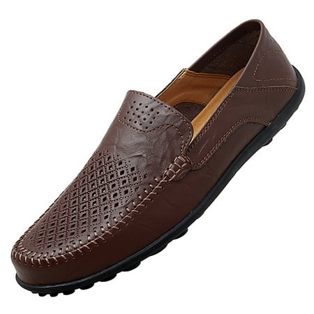 Go Tour Men s Premium Genuine Hand-made Leather Casual Slip on Loafers Breathable Driving Shoes Fashion Slipper B Dark Brown Punched 12/49
Go Tour Men s Premium Genuine Hand-made Leather Casual Slip on Loafers Breathable Driving Shoes Fashion Slipper B Dark Brown Punched 12/49