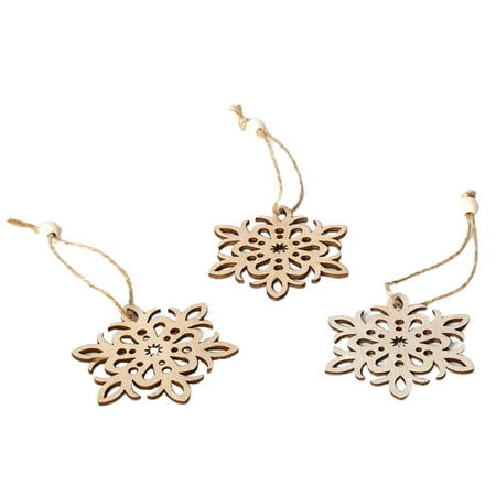 NUOLUX 3pcs Hanging Snowflake Wooden Tag Pendant DIY Nordic Style Vintage Christmas Ornaments Festival Supplies
NUOLUX 3pcs Hanging Snowflake Wooden Tag Pendant DIY Nordic Style Vintage Christmas Ornaments Festival Supplies