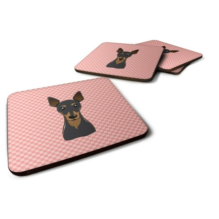 Carolines Treasures BB1240FC Checkerboard Pink Min Pin Foam Coaster Set of 4 3 1/2 x 3 1/2 multicolor
Carolines Treasures BB1240FC Checkerboard Pink Min Pin Foam Coaster Set of 4 3 1/2 x 3 1/2 multicolor