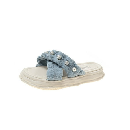 Fanxing Womens Sandals Wide Width Cute Bohemia Flat Sandal Thick Bottom Comfort Open To Beach Walking Shoes Slides for Girls
Fanxing Womens Sandals Wide Width Cute Bohemia Flat Sandal Thick Bottom Comfort Open To Beach Walking Shoes Slides for Girls