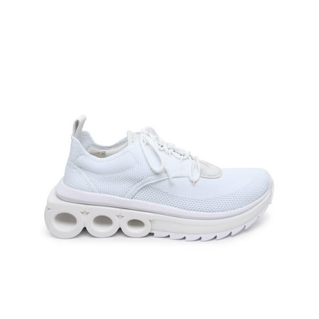 SALVATORE FERRAGAMO Man Sneaker In Misto Poliestere Bianca