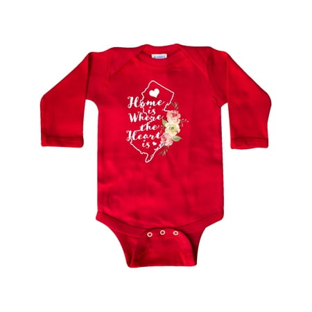 Inktastic New Jersey Home is Where the Heart is with Watercolor Floral Gift Baby Girl Long Sleeve Bodysuit
Inktastic New Jersey Home is Where the Heart is with Watercolor Floral Gift Baby Girl Long Sleeve Bodysuit
