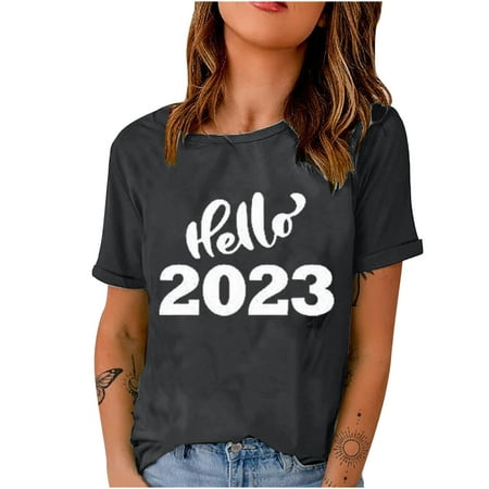 Tank Top for Women Sexy Tops for Women Women s Trendy Summer Crew Neck Leisure Short Sleeve New Year Printed Tops Tshirts Shirts for Women Shirts for Women on Sale Clearance Gray 2XL
Tank Top for Women Sexy Tops for Women Women s Trendy Summer Crew Neck Leisure Short Sleeve New Year Printed Tops Tshirts Shirts for Women Shirts for Women on Sale Clearance Gray 2XL