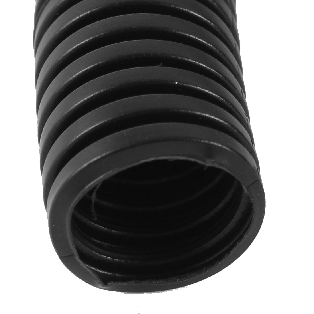 2.6M 8.5ft 18.5x14.5mm Black PVC Flexible Corrugated Tubing Cable