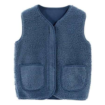 Fsqjgq Kids Jacket Children Cots Toddler Boys Girls Solid Winter Zippered Coat Jacket Vest Thicken Warm Outwear Girls Puff Jacket Boys Outerwear Jackets Cotton Blend Dark Blue 110
Fsqjgq Kids Jacket Children Cots Toddler Boys Girls Solid Winter Zippered Coat Jacket Vest Thicken Warm Outwear Girls Puff Jacket Boys Outerwear Jackets Cotton Blend Dark Blue 110