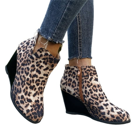 Women s Suede Boots with Side Zipper Warm Ankle Boots Vintage Style Easy to Put on Winter Outdoor Supply 42 Leopard Print
Women s Suede Boots with Side Zipper Warm Ankle Boots Vintage Style Easy to Put on Winter Outdoor Supply 42 Leopard Print