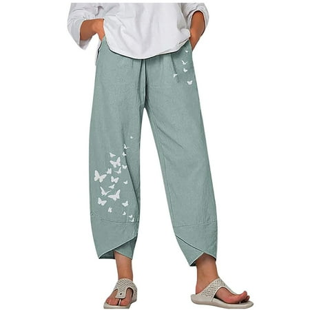 Dadaria Linen Pants for Women Beachy Mid Waist Embroidery Cotton Loose Long Straight Pants Mint Green XL Female
Dadaria Linen Pants for Women Beachy Mid Waist Embroidery Cotton Loose Long Straight Pants Mint Green XL Female