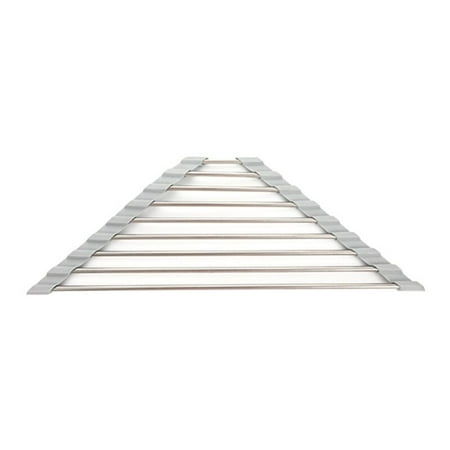 Triangle Dish Drying Rack Roll Caddy Sponge Holder for Sink Corner Over Sink Foldable Stainless Steel Drop Shipping
Triangle Dish Drying Rack Roll Caddy Sponge Holder for Sink Corner Over Sink Foldable Stainless Steel Drop Shipping