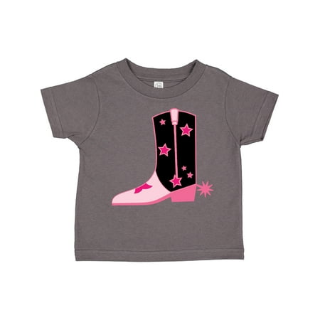 Inktastic Cute Western Cowboy Boot Gift Toddler Toddler Girl T-Shirt