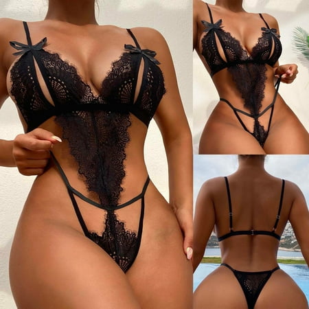 AURIGATE Sexy Lingerie for Women Sexy Women Lingerie Lace Bowknot Hollow Out Temptation Babydoll Underwear Sleepwear Jumpsuit Bodysuits Clearance
AURIGATE Sexy Lingerie for Women Sexy Women Lingerie Lace Bowknot Hollow Out Temptation Babydoll Underwear Sleepwear Jumpsuit Bodysuits Clearance