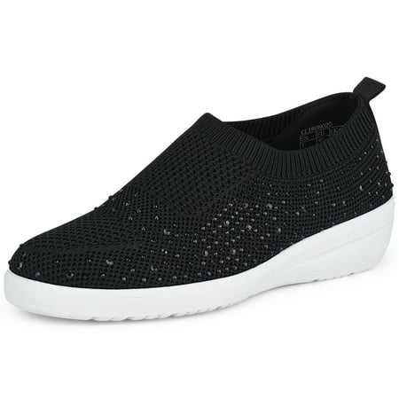 JENN ARDOR Womens Slip-Ons Loafers Mesh Knit Walking Shoes Platform Sock Sneakers
JENN ARDOR Womens Slip-Ons Loafers Mesh Knit Walking Shoes Platform Sock Sneakers