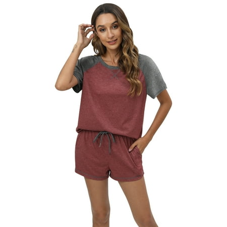 WBQ Women s Pajamas Set O Neck Short Sleeve Tops and Shorts Soft Sleepwear Pjs Sets Comfy Loungewear with Pockets
WBQ Women s Pajamas Set O Neck Short Sleeve Tops and Shorts Soft Sleepwear Pjs Sets Comfy Loungewear with Pockets