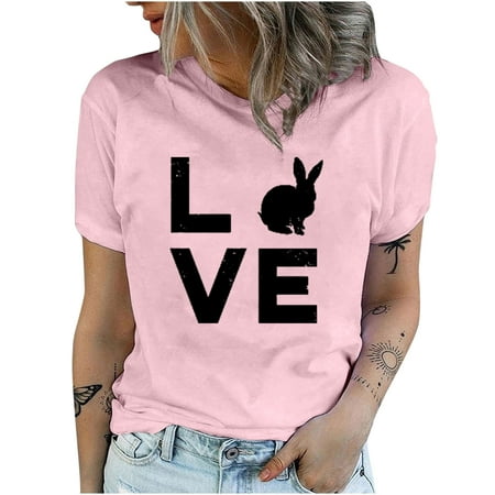 Bospose Easter Women Blouses Girls O-Neck Shirt Short Sleeve Shirt Girl Pink Bustier Top Women T-Shirts Rabbit Print Tees T-Shirt Blouse Tops Women S T-Shirt Top Xl
Bospose Easter Women Blouses Girls O-Neck Shirt Short Sleeve Shirt Girl Pink Bustier Top Women T-Shirts Rabbit Print Tees T-Shirt Blouse Tops Women S T-Shirt Top Xl