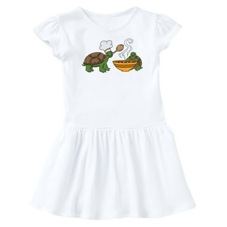 Inktastic Cute Turtle Chefs Making Soup Gift Baby Girl Dress
