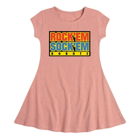 Rock Em Sock Em - Rock Em Robots - Toddler And Youth Girls Fit And Flare Dress
Rock Em Sock Em - Rock Em Robots - Toddler And Youth Girls Fit And Flare Dress