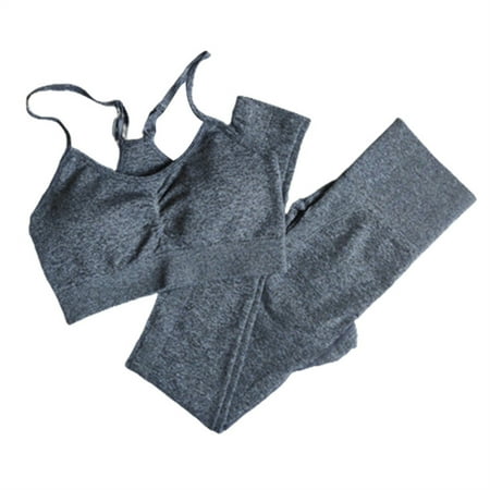 2 Piece Yoga Workout Outfits for Women Lightweight Leggings and Short Top Sports Bra Tops for Women Dark Grey S Bra And Trousers
2 Piece Yoga Workout Outfits for Women Lightweight Leggings and Short Top Sports Bra Tops for Women Dark Grey S Bra And Trousers