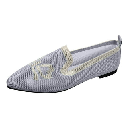 Women s Summer Fashion Mesh Pointed Toe Breathable Bow Printed Casual Shoes Lightweight Comfortable One Foot Stirrup Shoes
Women s Summer Fashion Mesh Pointed Toe Breathable Bow Printed Casual Shoes Lightweight Comfortable One Foot Stirrup Shoes
